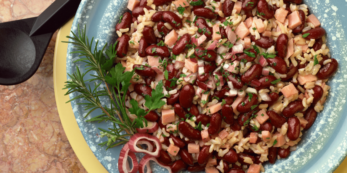 kidney bean and rice stew