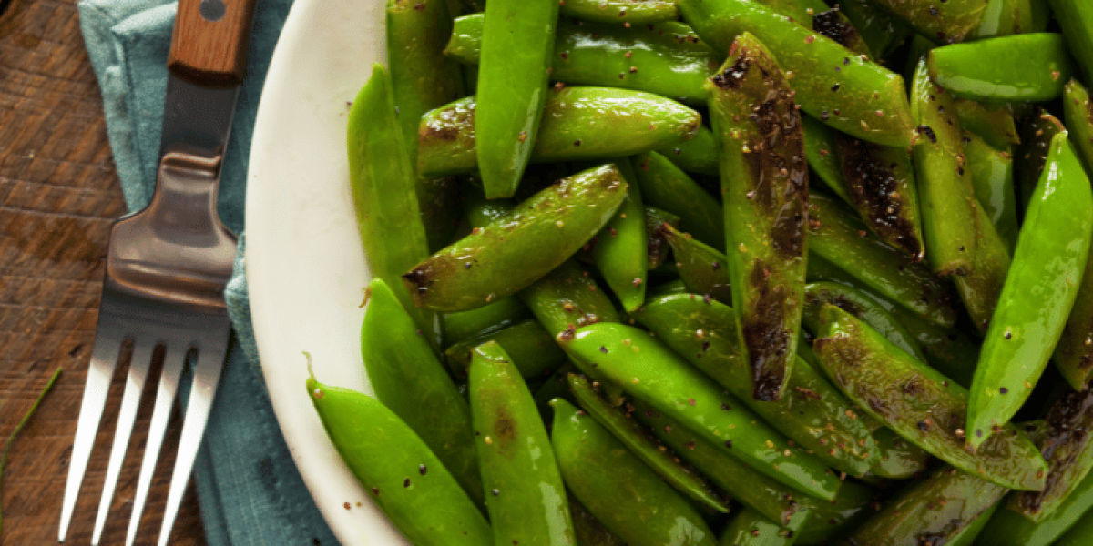 garlic snap peas