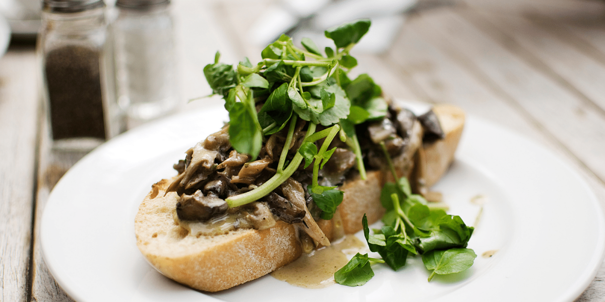 mushroom toast