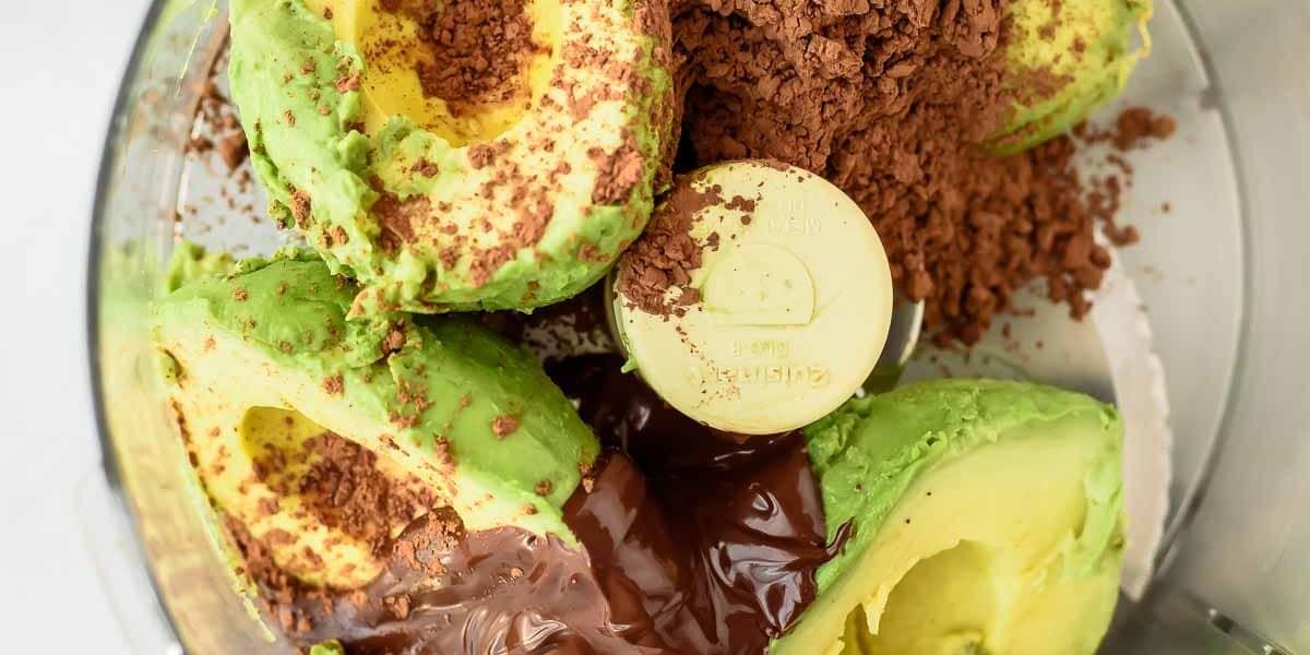 avocado cocoa powder milk vanilla