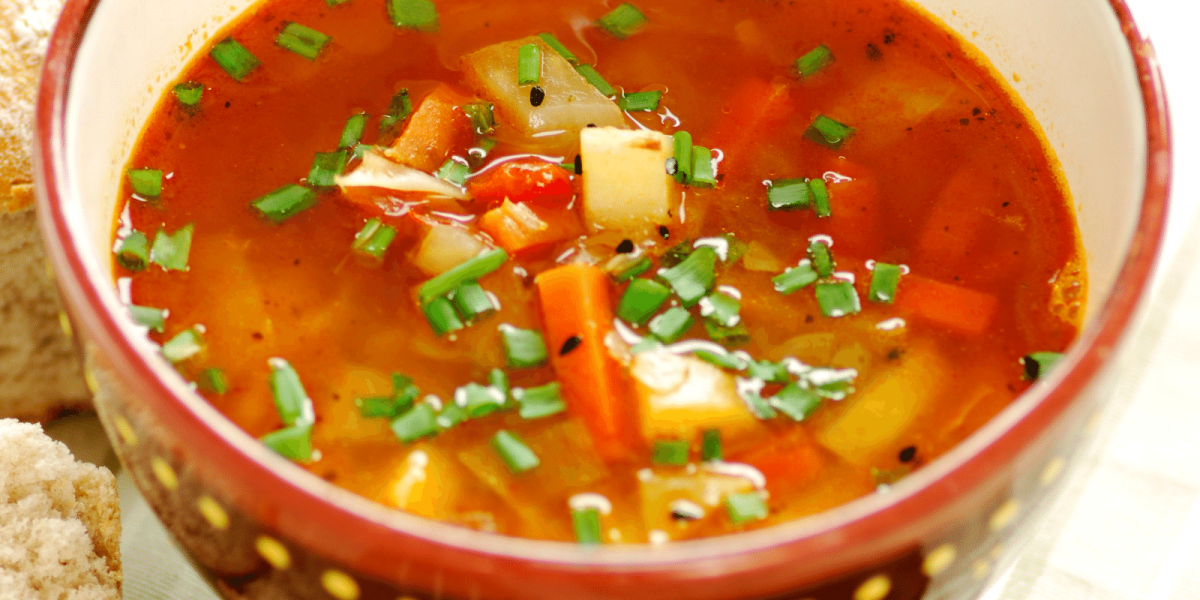 Garden Vegetable Rice Soup