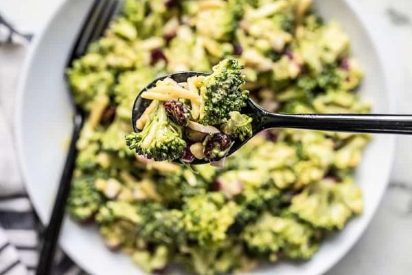 Broccoli Salad with Honey Mustard Dressing