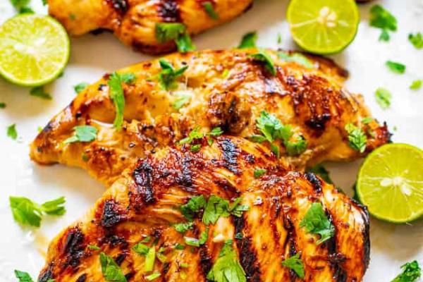 chicken breast lime cilantro honey garlic