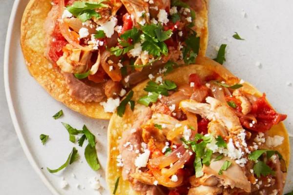 Chicken Tinga Tostadas