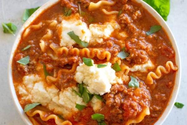 Lasagna Soup